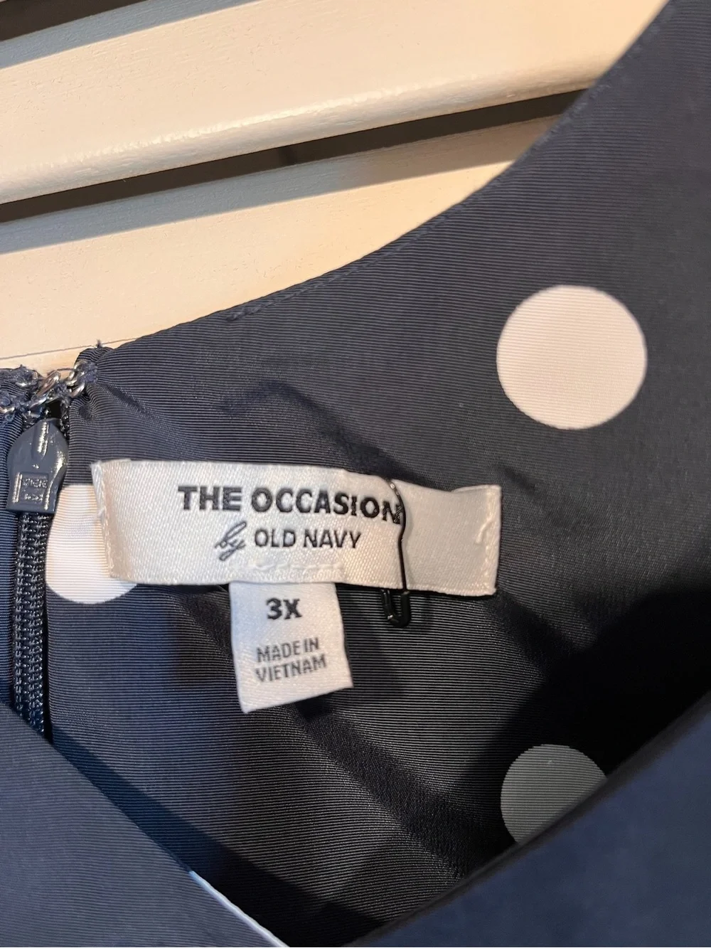 Old Navy - “The Occasions” Girls Navy Polka Dot Tie-Shoulder Dress - NWT!